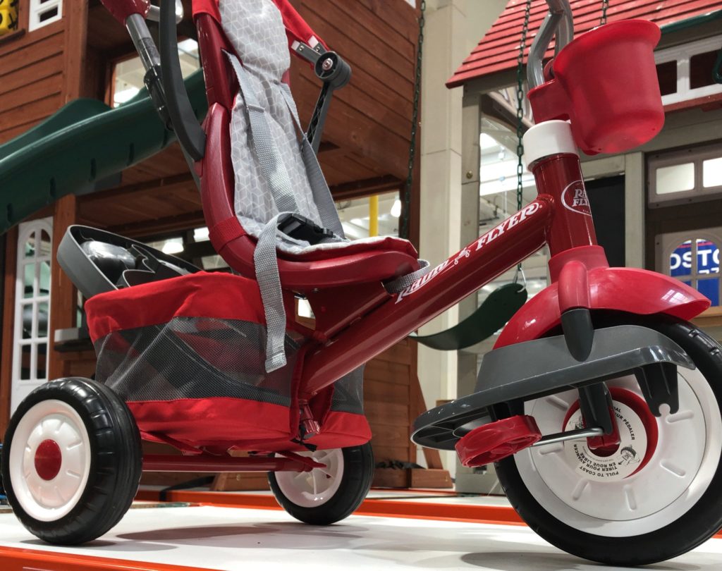 ラジオフライヤー　コストコ　三輪車　レア　希少価値あり　日除け　ケース付き ラジオフライヤー コストコ 三輪車 レア 希少価値あり 日除け